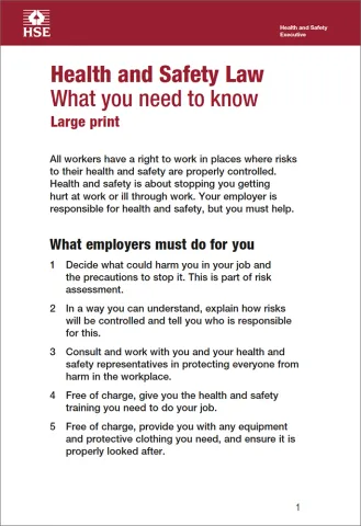 Law leaflet