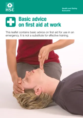 Basic Advice on First Aid at Work Poster