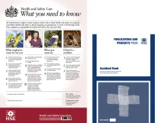 Law poster and accident book pack