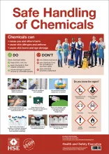 COSHH safety poster