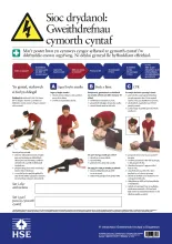 Welsh electric shock poster