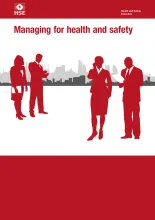 Cover for Managing for Health and Safety